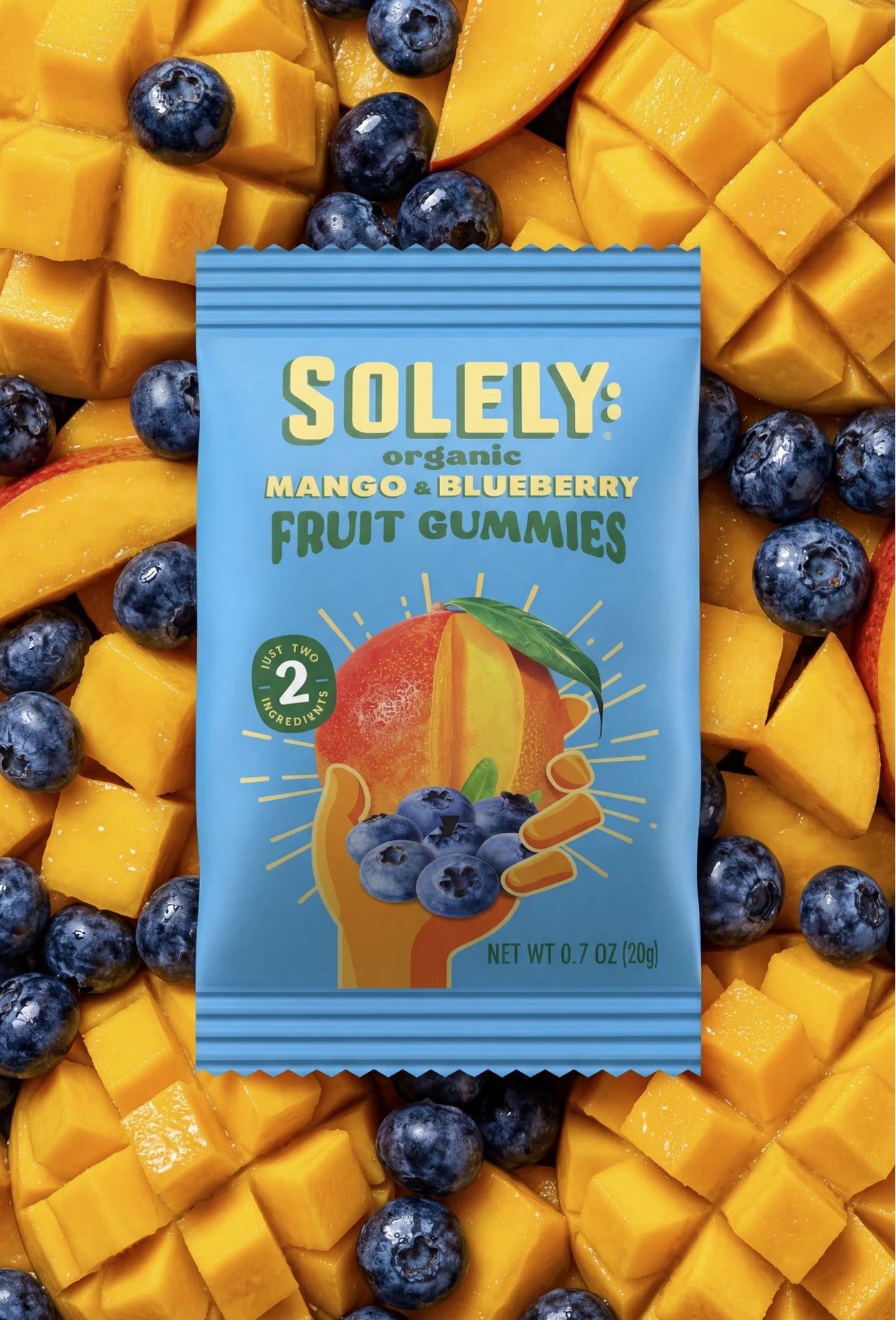 Organic Mango Blueberry Whole Fruit Gummies