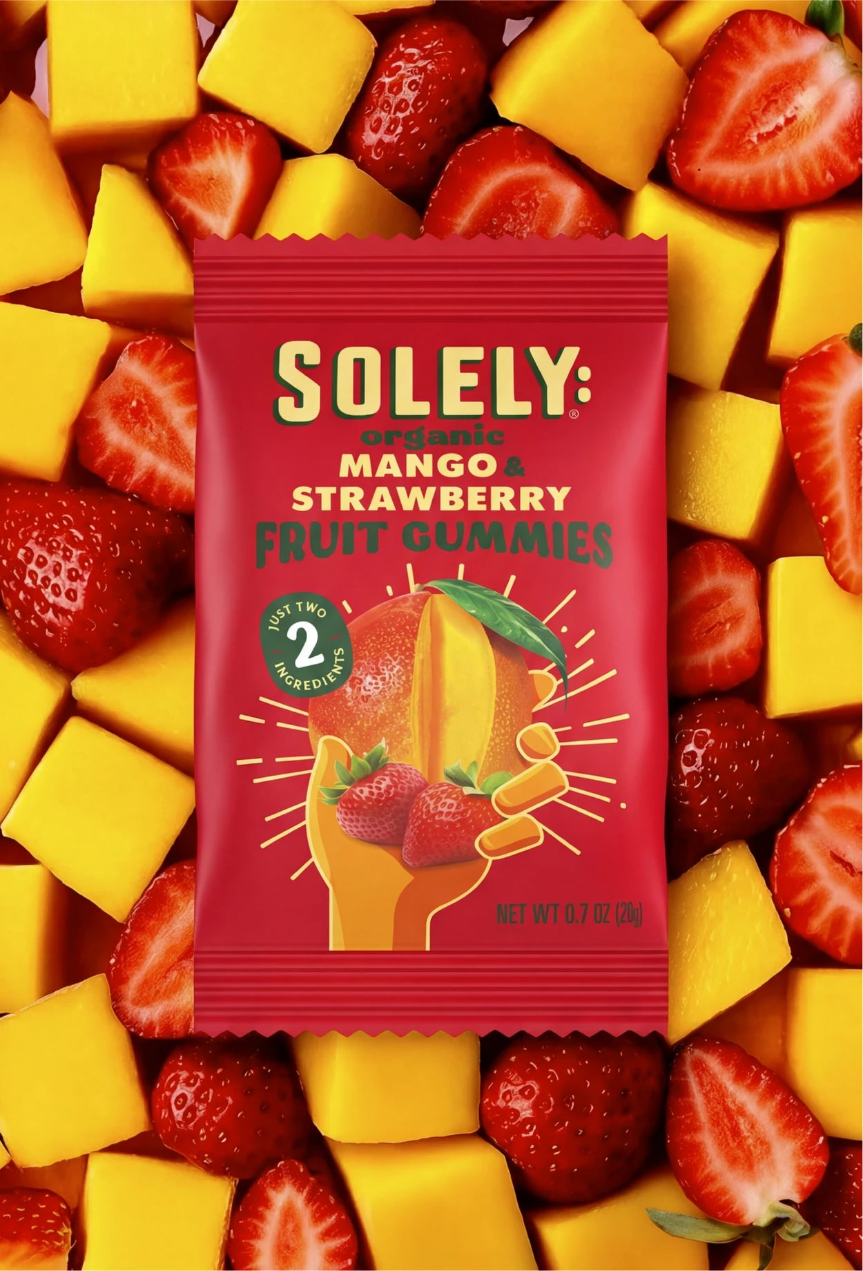 Organic Mango Strawberry Whole Fruit Gummies