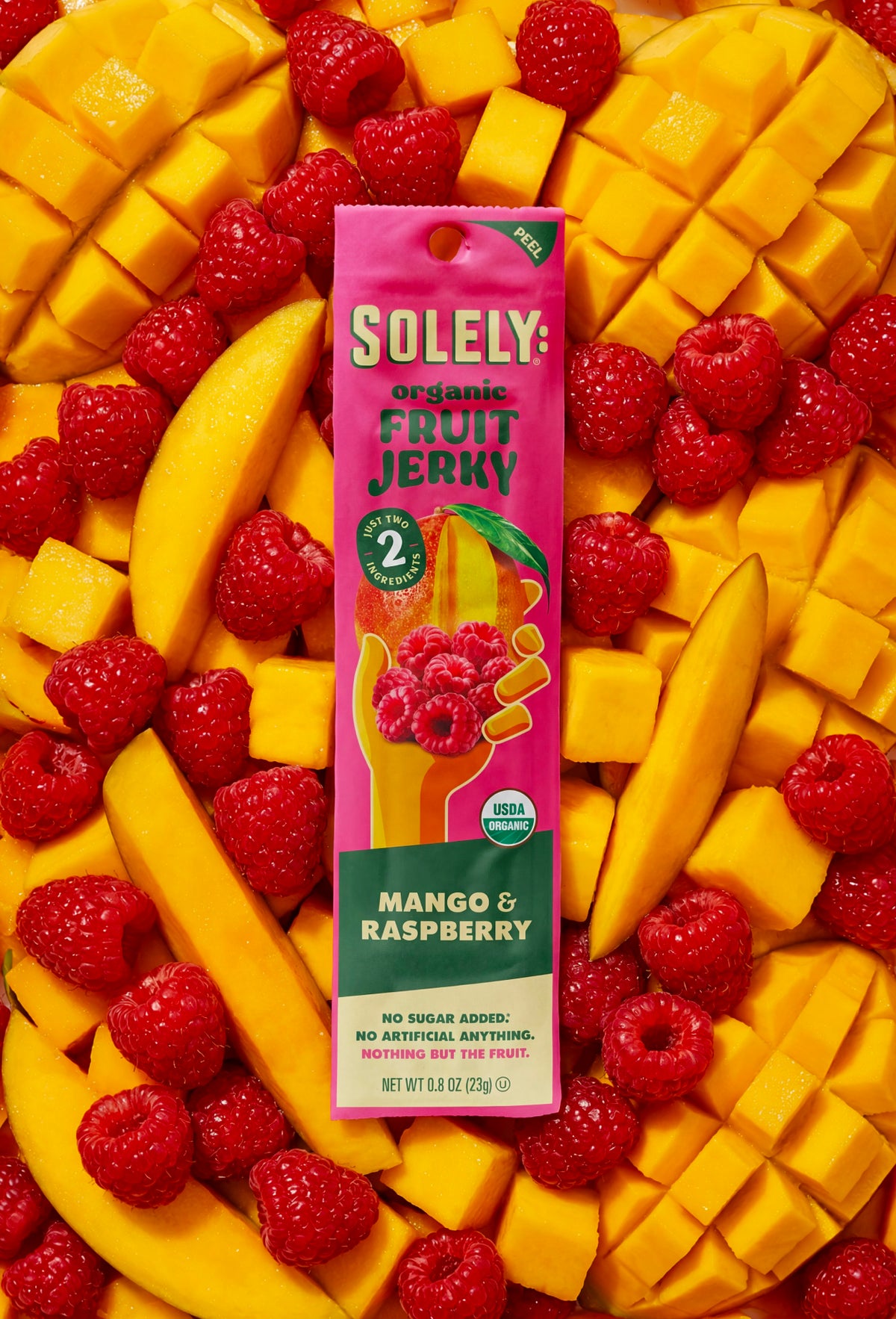 Organic Mango Raspberry Fruit Jerky