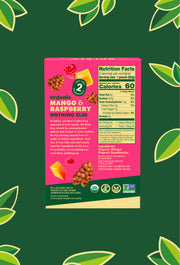 organic mango raspberry gummies nutrition facts