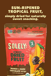 Organic Mango Chocolate Drizzled Strips
