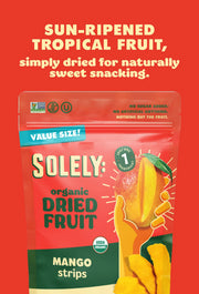 Organic Dried Mango Strips 12oz Value Size