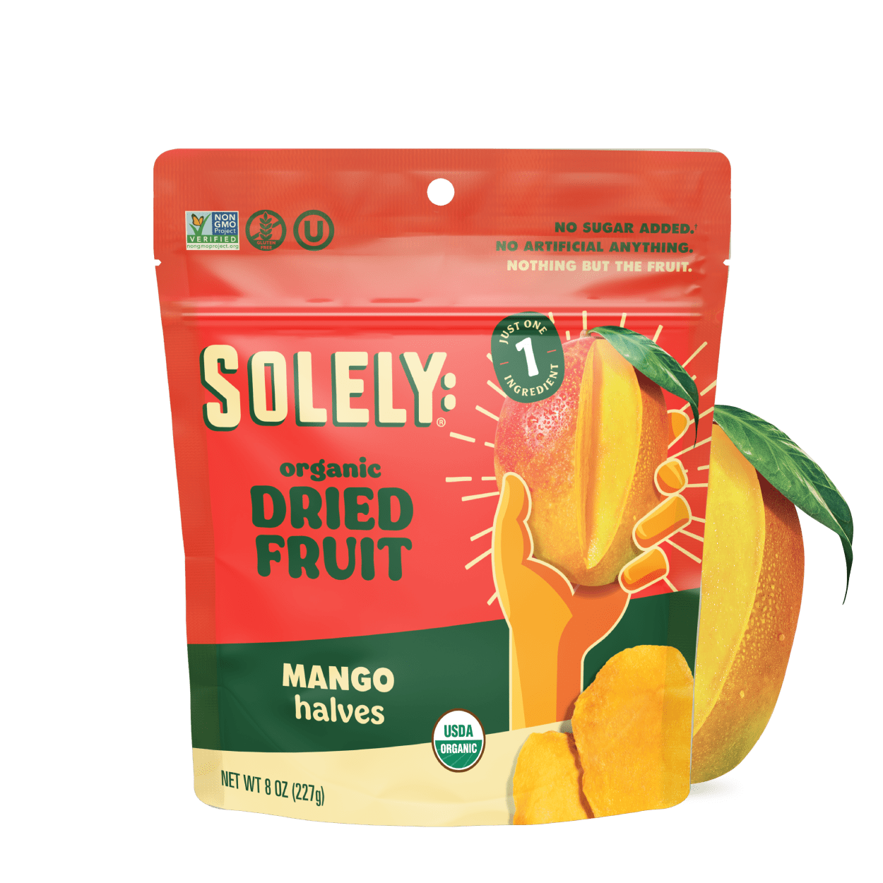 Organic Dried Mango Halves Solely