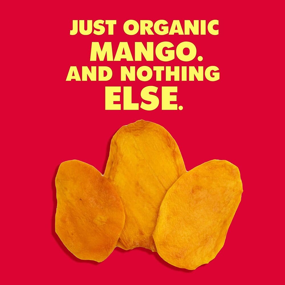 Organic Dried Mango Strips Solely