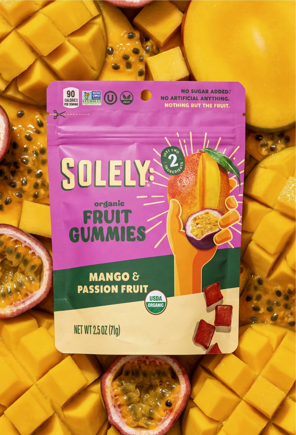 Organic Mango Passion Fruit Gummies