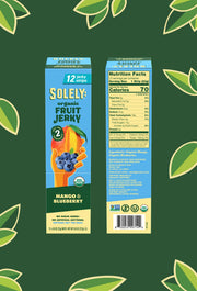 Organic Mango Blueberry Fruit Jerky