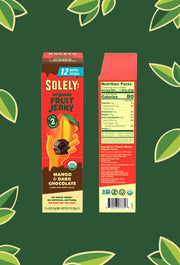 Organic Mango Chocolate Drizzled Fruit Jerky