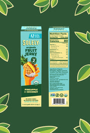 Organic Pineapple Coconut Fruit Jerky